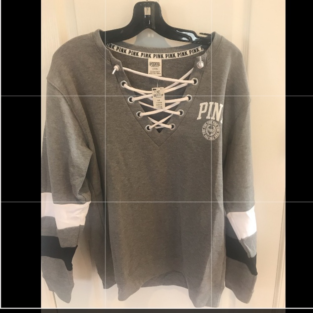 PINK Grey Sweatshirt